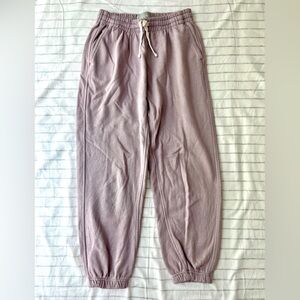 Everlane Lavender Organic Cotton Joggers